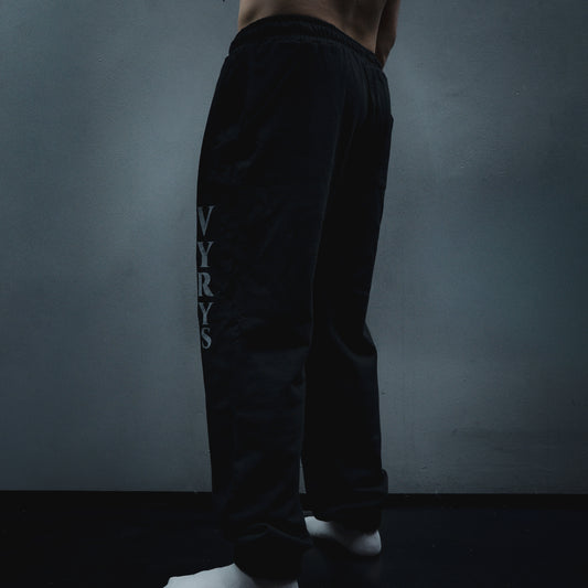 VYRYS Founders Heavyweight Joggers 380gsm – Oversized Tapered Fit in 
pos: back color: black
